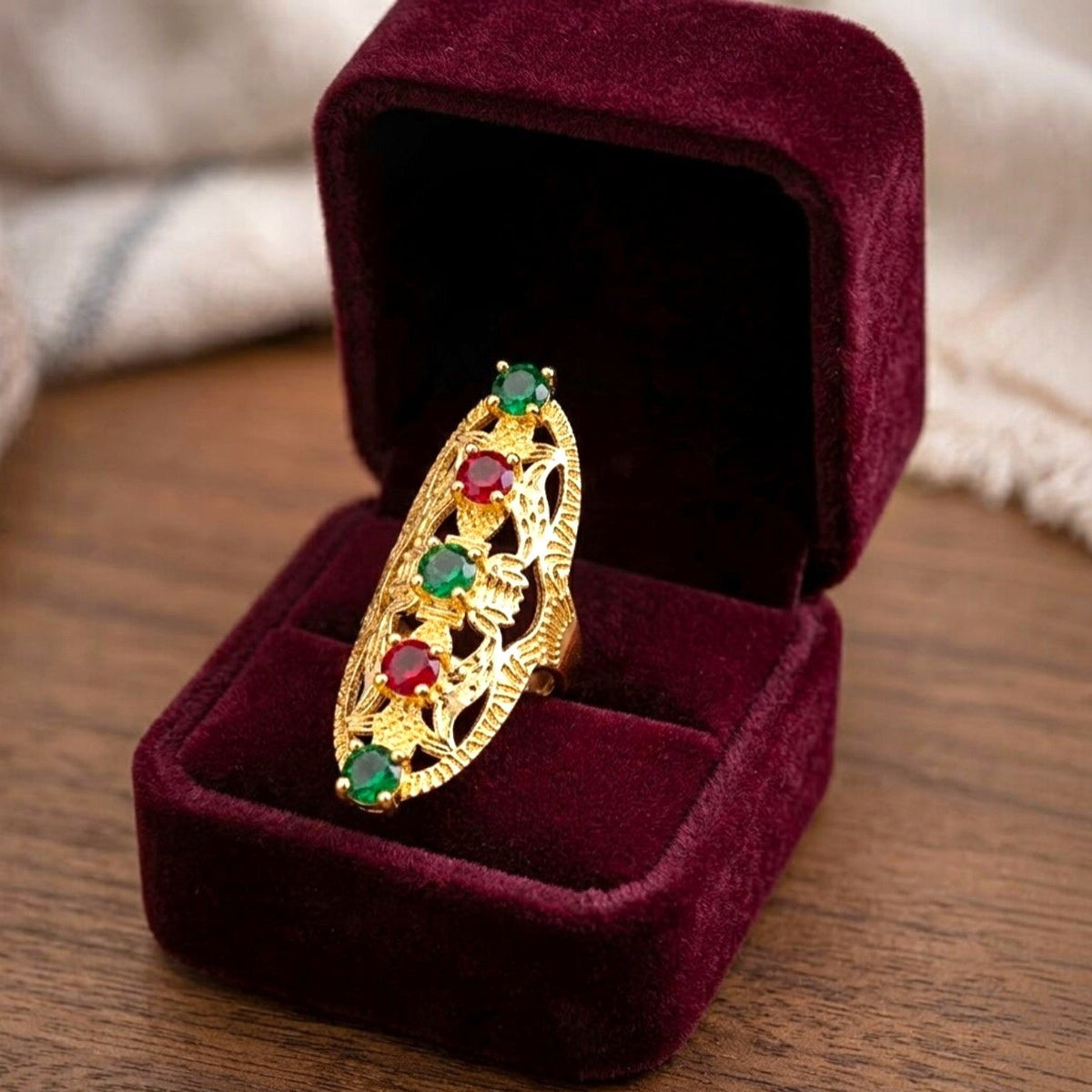 Bague Feu rouge